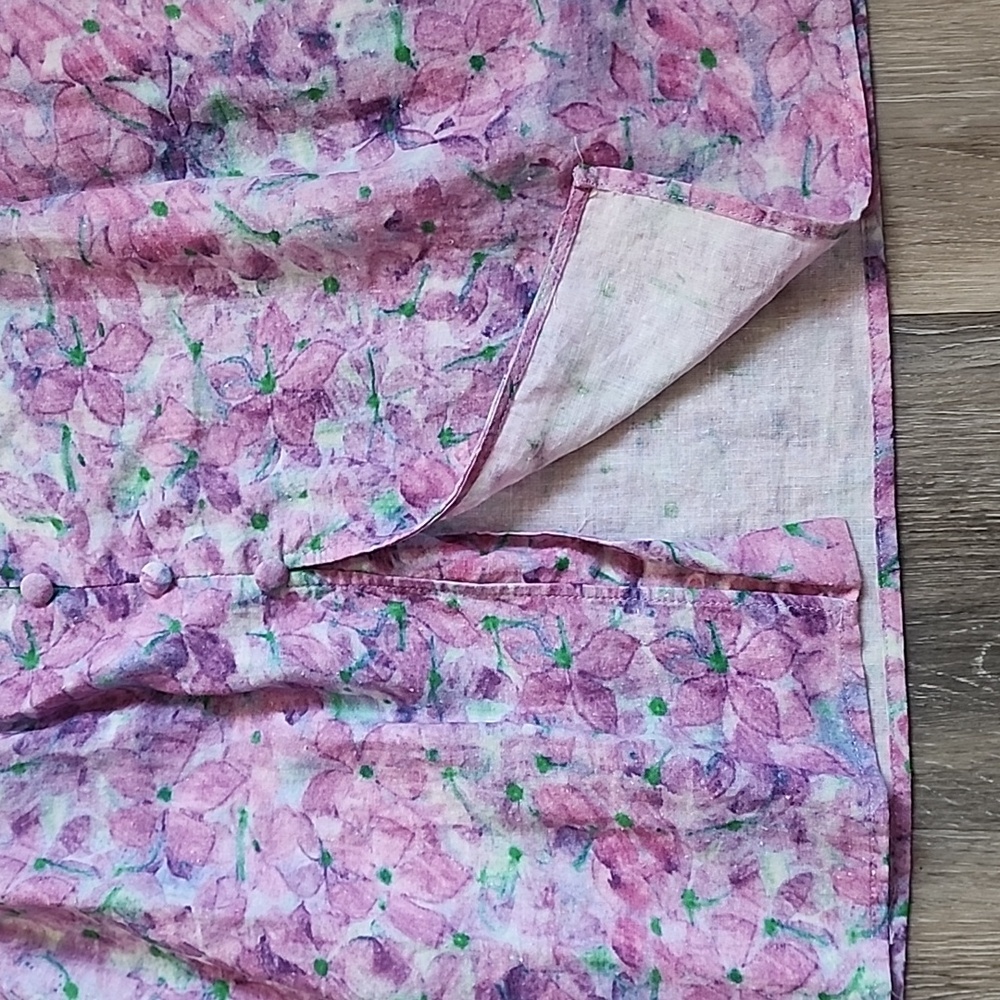 O.p.t Floral Dress with Puff Sleeves - Picture 10 of 16